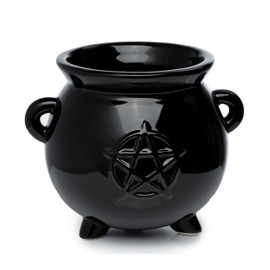 Puckator Vaso da Interno in Ceramica- Calderone - Streghe Nere