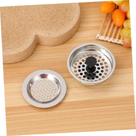 Tofficu 1set Sink Hair Drain Catcher Efficient Strainer for Kitchen Bathroom Clogging Design Quick Water Drainage Stylish Versatile Floor Drainer 4pcs