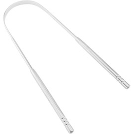 Limpiador De Lengua En Acero Inoxidable Para Aliento Fresco Y Higiene Bucal