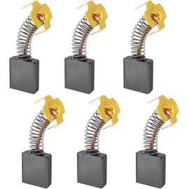 (6 Pack) Carbon Brush for Dewalt & Ridgid D24000 DW713 DW715 DW716 BTS21D04 0.68(L) x 0.66 (W) x 0.27 (H) 0502025007, 614367-00, 5140024-30, 999044, BTS21-D04