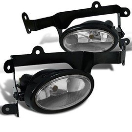 Spec-D Tuning LF-CV062OEM-RS Oem Style Clear Fog Lights Lamps Made For ANd Compatible With Honda Civic 2Dr Si