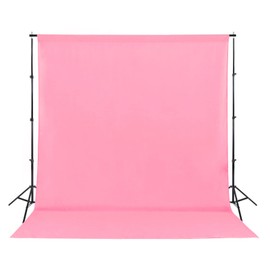 Sugargirl 8FTX10FT Pink Screen Backdrop Background for Photography, Polyester Photo Backdrop for Photoshoot, Party, Video and Television (1 Panel)