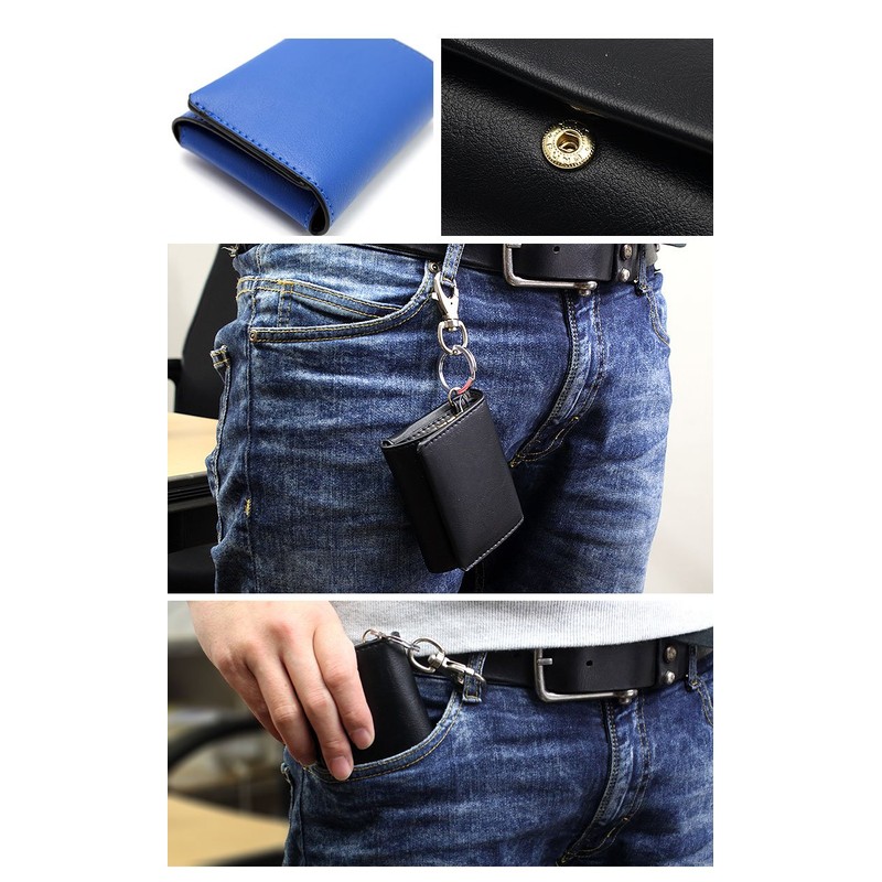 Key Case Men's Women's Cute Leather Leather Smart Key Case