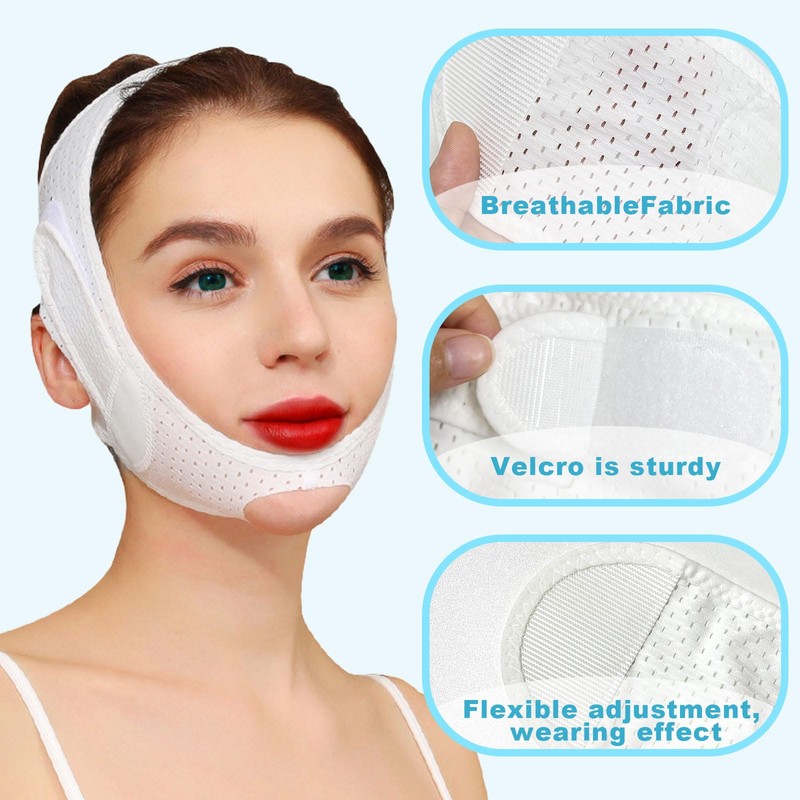 FUIPVGI Double Chin Reducer V Line Mask Cheeks Chin Lifting