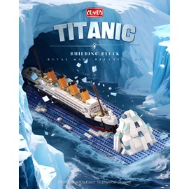 dOvOb RMS Titanic Model Building Blocks Set, 615 Pieces Bricks, MOC Ship Model Display Collection Model Kit for Teens and Adults，Compatible with Major Brands