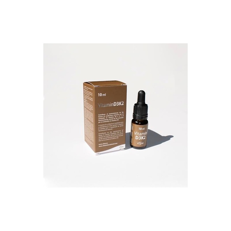 Vitae Vitamin D3K2 10ml | Food Supplement in Drops' Format
