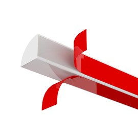 Tridotpul Flexible Quarter Round Molding, Peel and Stick Rubber Quarter Round Trim, Double-Sided Adhesive Bathtub Trim Molding