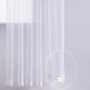 Megachest Woven Voile super wide metallic ring top Curtain 1