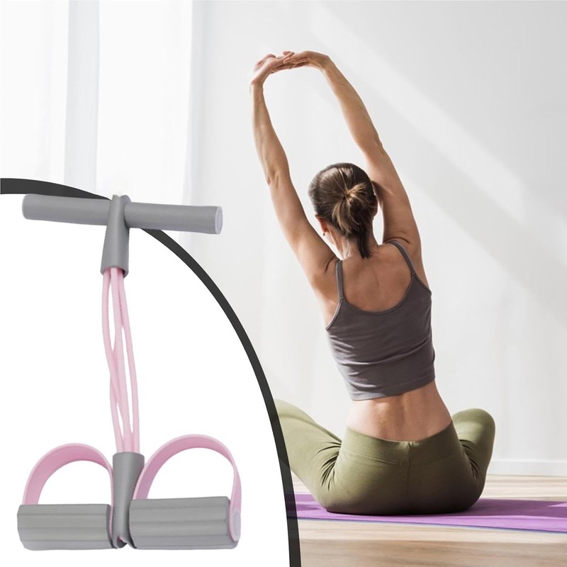 Banda De Resistencia Con Asa Cuerda Elástica Para Abdominales Y