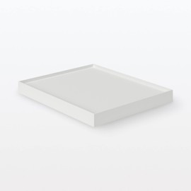 MUJI 44902868 Polypropylene File Box Standard Caster Lid White Gray