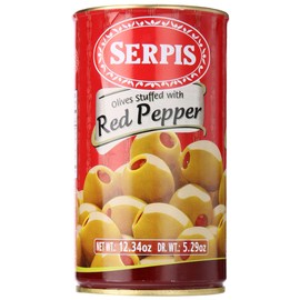 Delicias de Espana, Pimiento Olives (Aceitunas Rellenas de Pimiento), 3 cans
