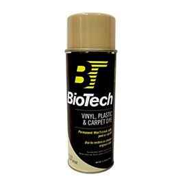 BioTech Vinyl, Plastic & Carpet Dye, Spray Paint, Carpet Dye, Plastic Dye, Vinyl Dye, Aerosol Spray (Light Beige)