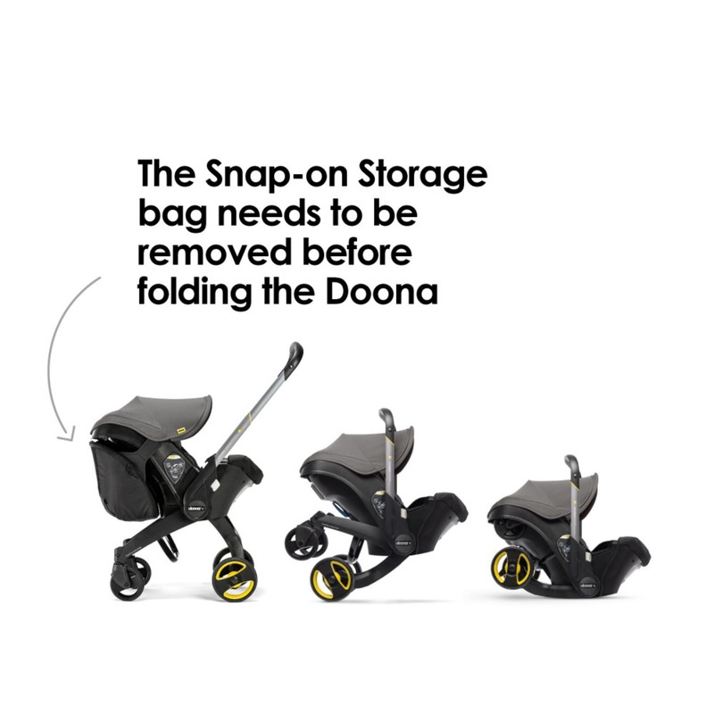 Doona Snap-On Storage Bag - Car Seat Bag, Stroller Bag