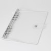 REX-OWL STH-A5 Transparent Personal Organizer, Made in Japan, Clear Binder