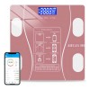 Báscula Inteligente Bluetooth Deylinghs Color Rosa Con App, 180 kg
