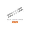 METALLIXITY Stud Bolts Rod Bolts Double Threaded M3 Screw 45mm