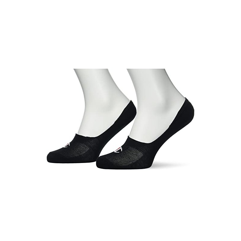 Champion Unisex Casual Socks (Pack of 2), black
