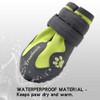 MOKCCI Truelove Dog Boots Waterproof Dog Shoes with Reflective Straps