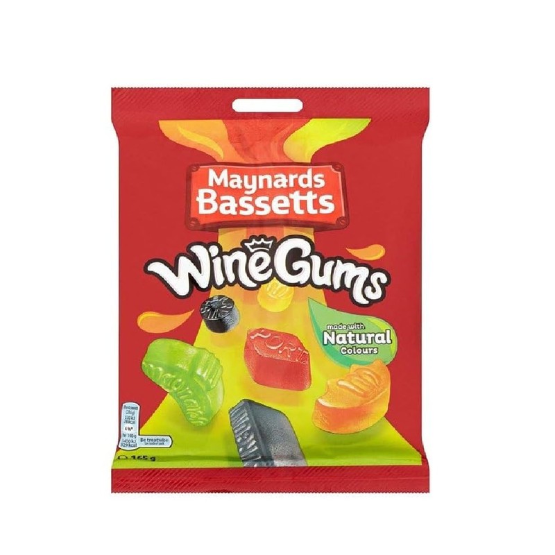 Maynards Wine Gums Bag 165g (Pack of 2)