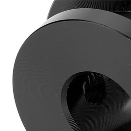 Shift Knob Boot Retainer Shifter Stopper for Car Universal Metal Material (B (Black))