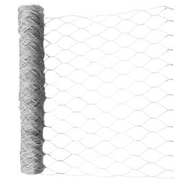 WFLNHB Hexagonal Chicken Wire Poultry Netting Galvanized Mesh Garden Fence Barrier Fence Mesh Roll 4Feet x 150Feet