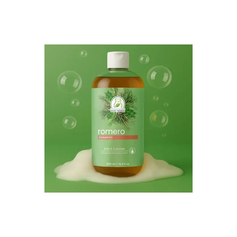 Shampoo Capilar De Romero Antioxidantes 500ml