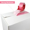 BOMEI PACK Pink Packing Tape with Dispenser, 2.4 Mil 1.88