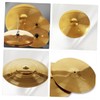 Kisangel Drum Cymbal Replacement Cymbal for Jazz Drums Lightweight Portable