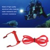Nose Clip Aluminum Alloy Anti Skid with Silicone Pad for