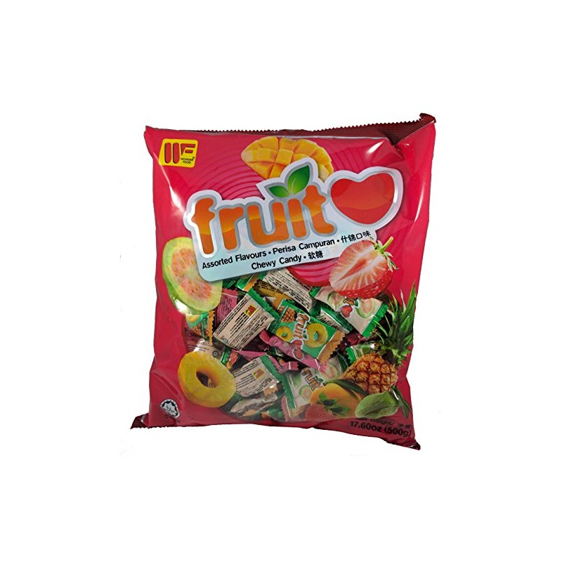 Wonder Food - Assorted Fruit Flavour Chews 17.6 oz, 500g