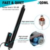JQDML 4 Inch High Speed 1.34"/sec Linear Actuator 12V 88lbs/400N