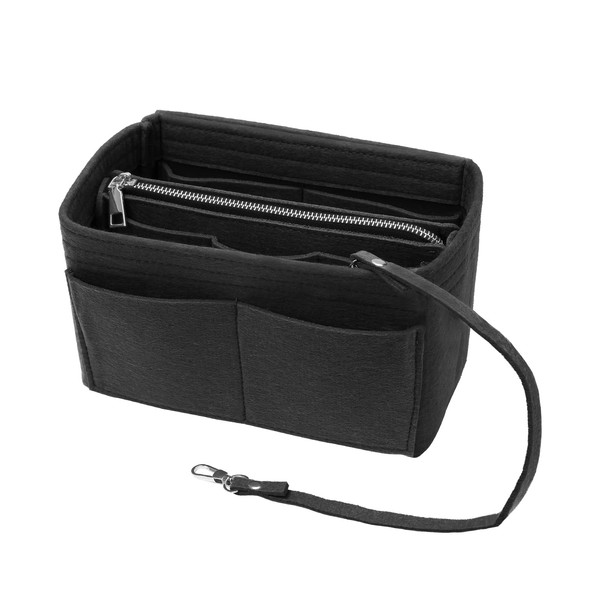 Surblue Purse Organizer Insert for Handbags, Felt Bag Organizer, Tote