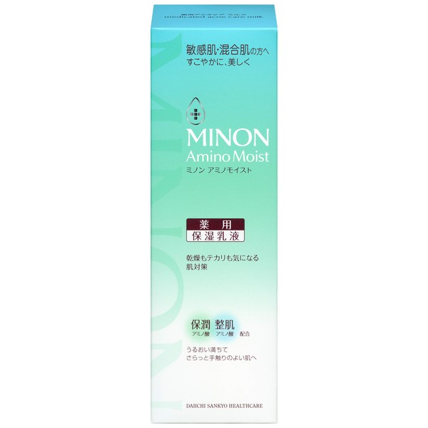 Daiichi Sankyo Health Care Minon Amino Moist Medicated Acne Care Milk, 3.5 oz (100 g)
