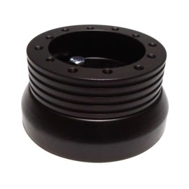 Forever Sharp 1969 -1994 Chevelle Steering Wheel Adapter Black Billet Aluminum Six Hole