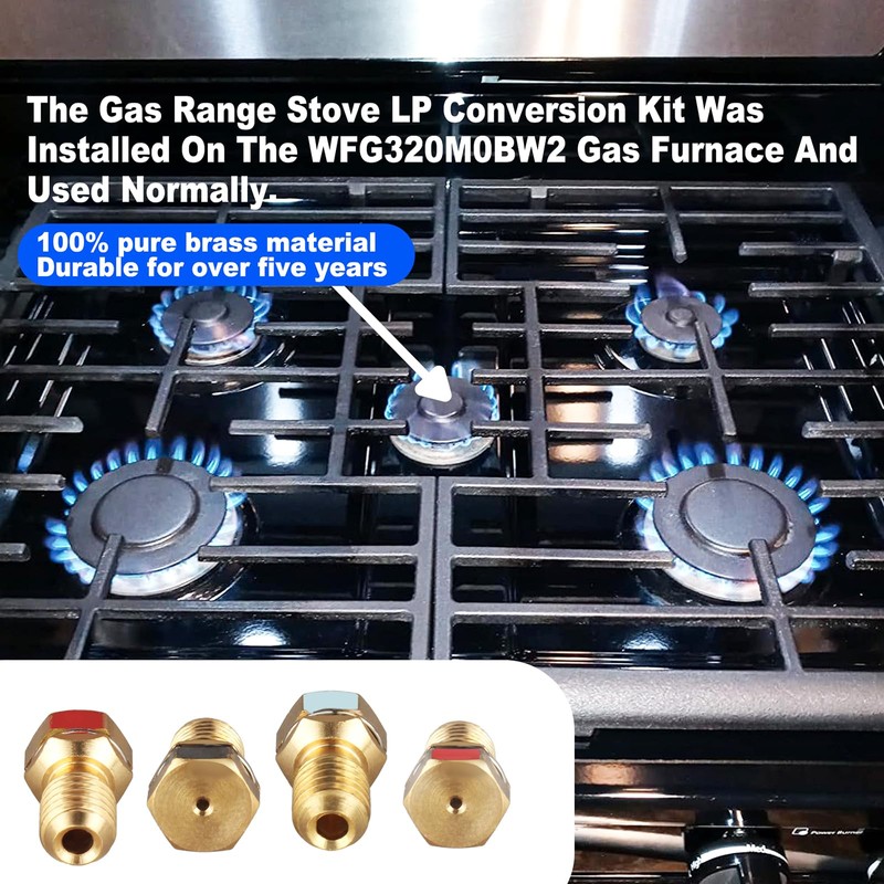 Gas Range Stove LP Conversion Kit for Whirlpool Frigidaire, Natural