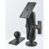 Strg 1.5" Ball Mount with Rectangular Plate Base, C Size