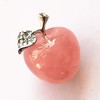 Manekieko Natural Rose Quartz Apple Crystals and Healing Stones Collectibles,