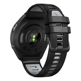 Fleshy Leaf Compatible with Garmin Forerunner 965, 955, 945, 935 Replacement Band, 22mm Wide Interchangable Bands for Fenix 7, Fenix 6 GPS, Fenix 5 Plus Smart Watch (black-gray)