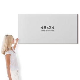 Beach Wooden Framed Wall Art: Seaside Boat Painting Coastal Ocean Seagull Picture Sailboat Print Large Seascape Artwork for Bathroom 48"x24"