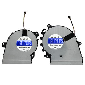 JISHIYUFS CPU + GPU Fan for Lenovo Yoga 530-14IKB 530-14ARR 530-14ISK Flex 6-14IKB 6-14ARR Series DFS150705BR0T FKJH FKGH DC5V 0.5A