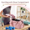 Eccliy Sports Gym Bag for Women Pink Travel Duffle Bag