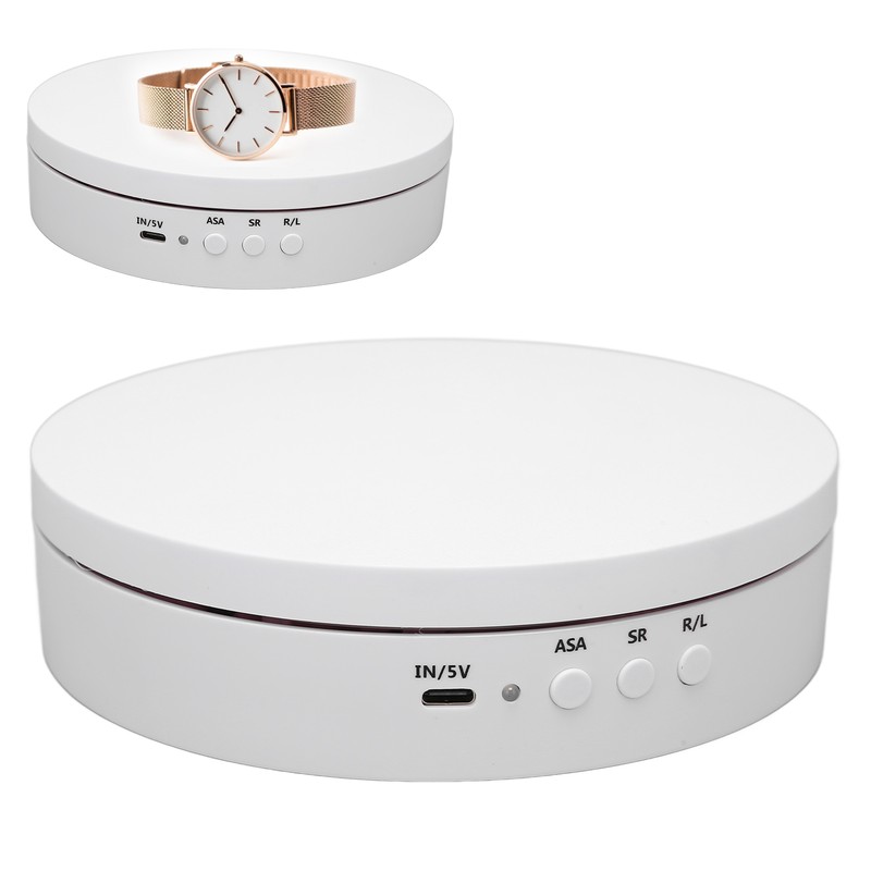 Rotating Display Stand Speed Direction Adjustable 360 Degree Rotatable Turntable
