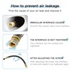 Mellbree 2pcs Valve Stem Extenders, 8.25 Inch Flexible Schrader Tire