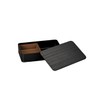Tatsumiya Wood Style 1000 30464 Single Tier Lunch, Black Wood
