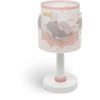Dalber Children's Table Lamp, Bedside Lamp, Whale Dreams Whale, Pink