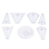Quilting Rulers Shaped Patch Work Template Tool Ruler DIY Transparent