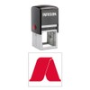 Infusion 1.625" x 1.625" Custom, Large, Square Self-Inking Logo Stamp,