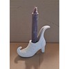 Witch Shoe Candleholder/Centerpiece 4.5" x 4.5" Ceramic Bisque, Ready to