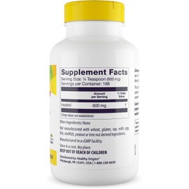 Healthy Origins Inositol Powder Non-GMO, 4 Ounce