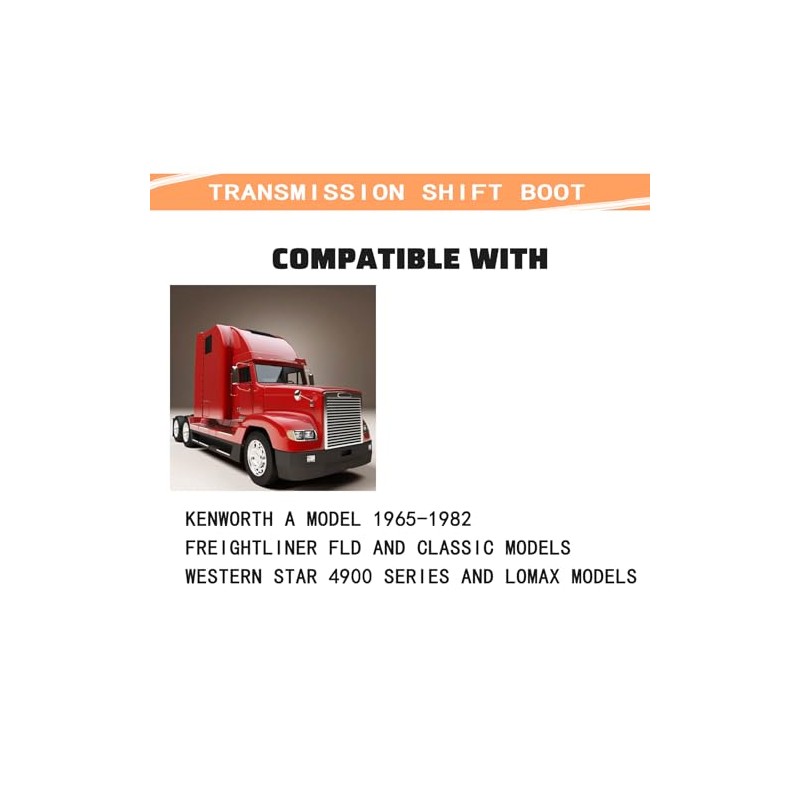 MIOKCALE 27076457 284053401 Transmission Shift Boot Compatible with Freightliner FLD